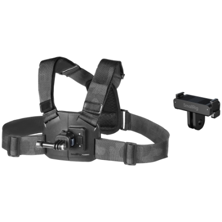SmallRig 6305 - pasek, mocowanie POV, szelki na klatkę piersiową z adapterem mocowania do DJI Osmo Action 6 / Nano